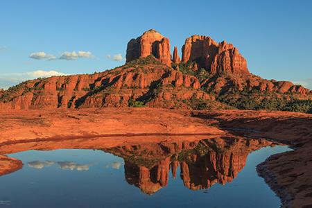 Cathedral Rock reflection, Sedona, Arizona