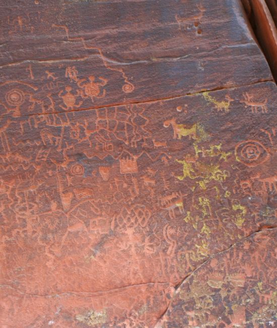 Native american petrogryphs