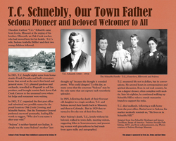 TC Schnebly Plaque